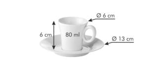 Tescoma Espresso Cup and Saucer