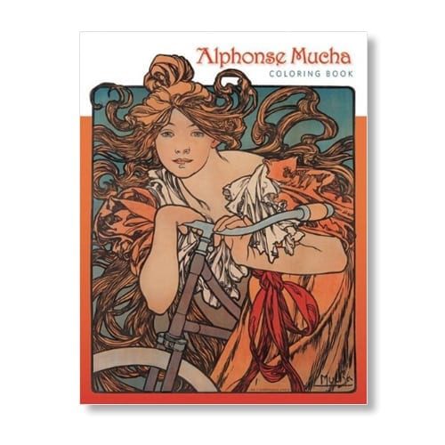 Mucha Coloring Book