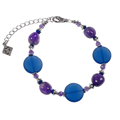 Cobalt & Amethyst Dragonfly Charm Collection