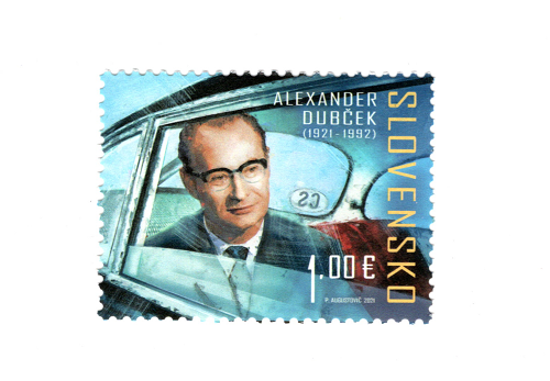 Alexander Dubcek stamp