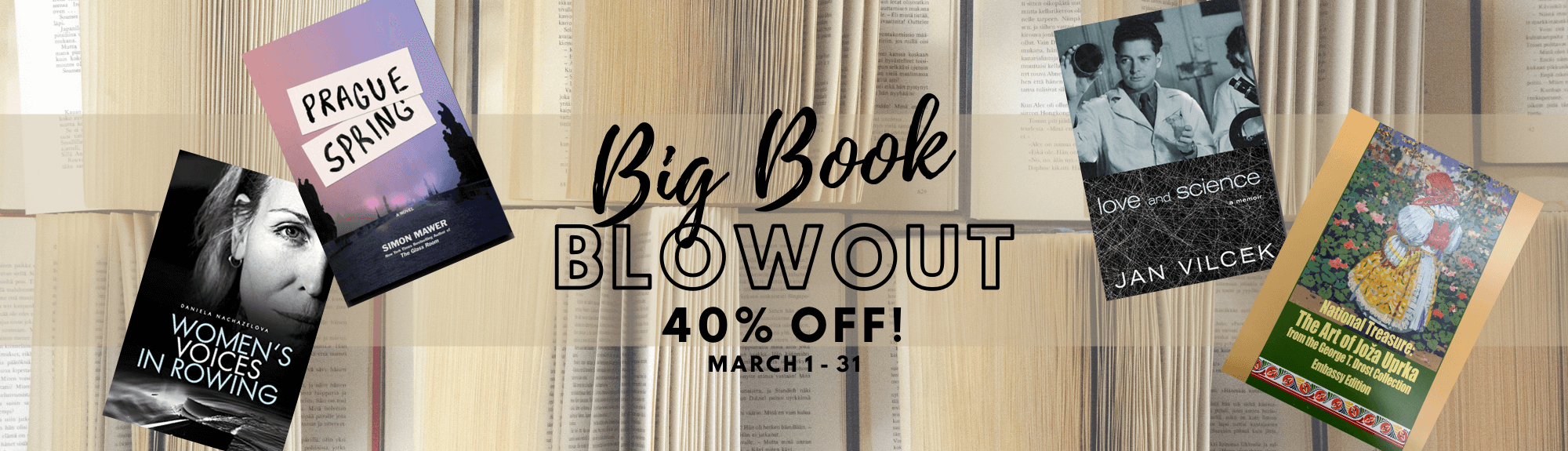 Book Blowout 40% Off