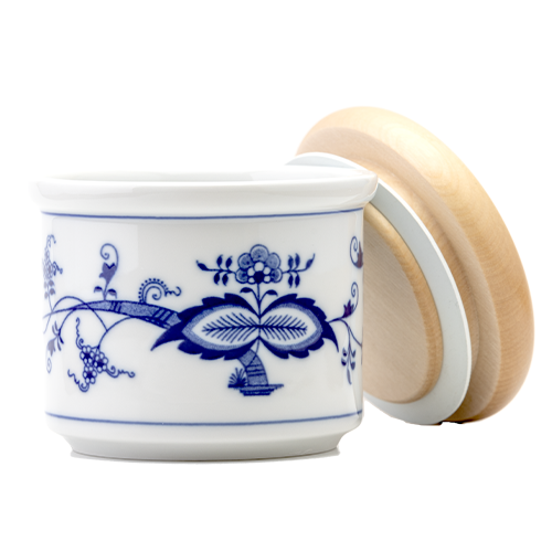 Onion Porcelain Container with Lid