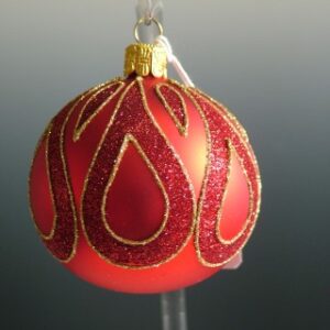 Red Teardrop Ornaments