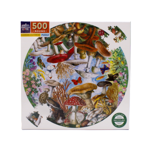 Mushroom Round Puzzle 500 pieces
