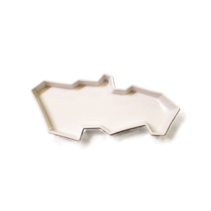 Czech & Slovak Maps Porcelain Trays - Slovak Tray