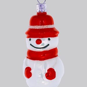 Snowman Ornaments - Snowman Red Accessories