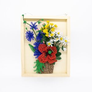Hand-crafted Beaded Flowers