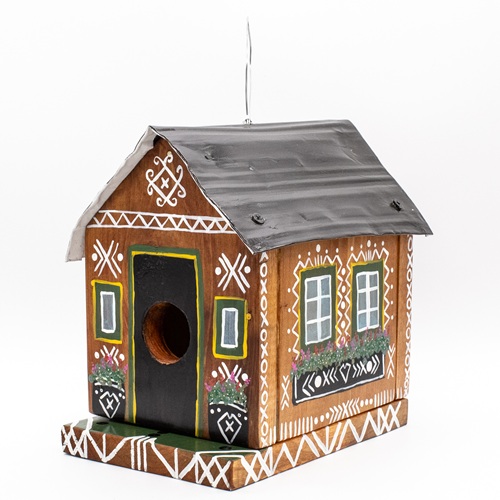 Čičmany or Flower Designs Birdhouse - Image 2