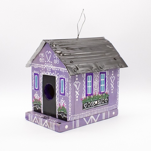 Čičmany or Flower Designs Birdhouse - Image 3