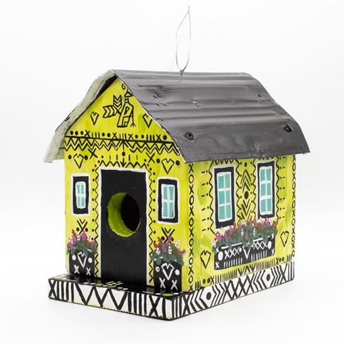 Čičmany or Flower Designs Birdhouse