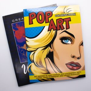 Pop Art & Warhol Coloring Books