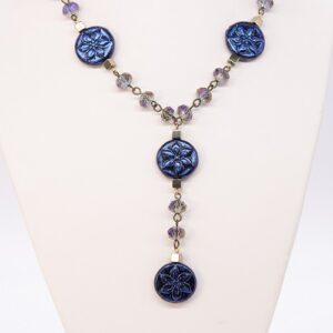 Blue Glass Coin Collection from KJK New York