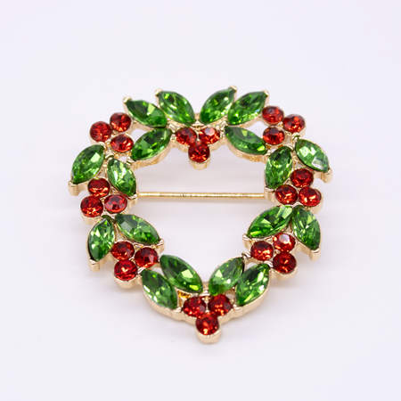 Heart-shaped Holiday Pin