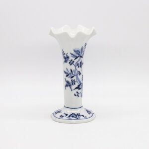 Onion Porcelain Bud Vase Fluted