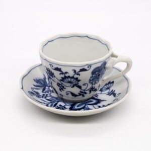 Onion Porcelain Cup & Saucer