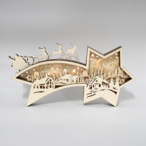 Shooting Star Wooden Decor
