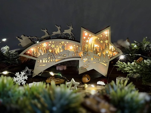 Shooting Star Wooden Decor - Image 3