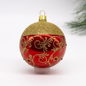 Red Gold Cap Ornament